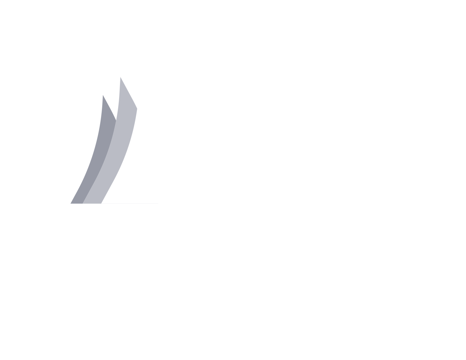 ISLE CONTRACTS REVERSE (V3 Clean Overlap, Medium Spacing, Pure White Main Elements, No Background)